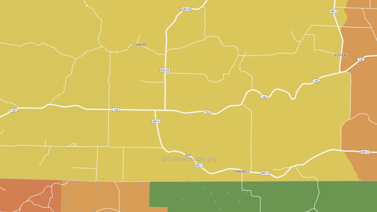 Farewell, MO Map of Assault Rates