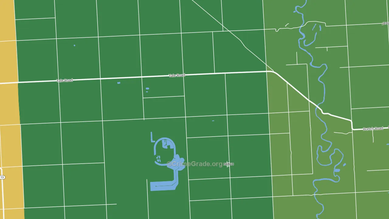 Fargo, MI Map of Assault Rates