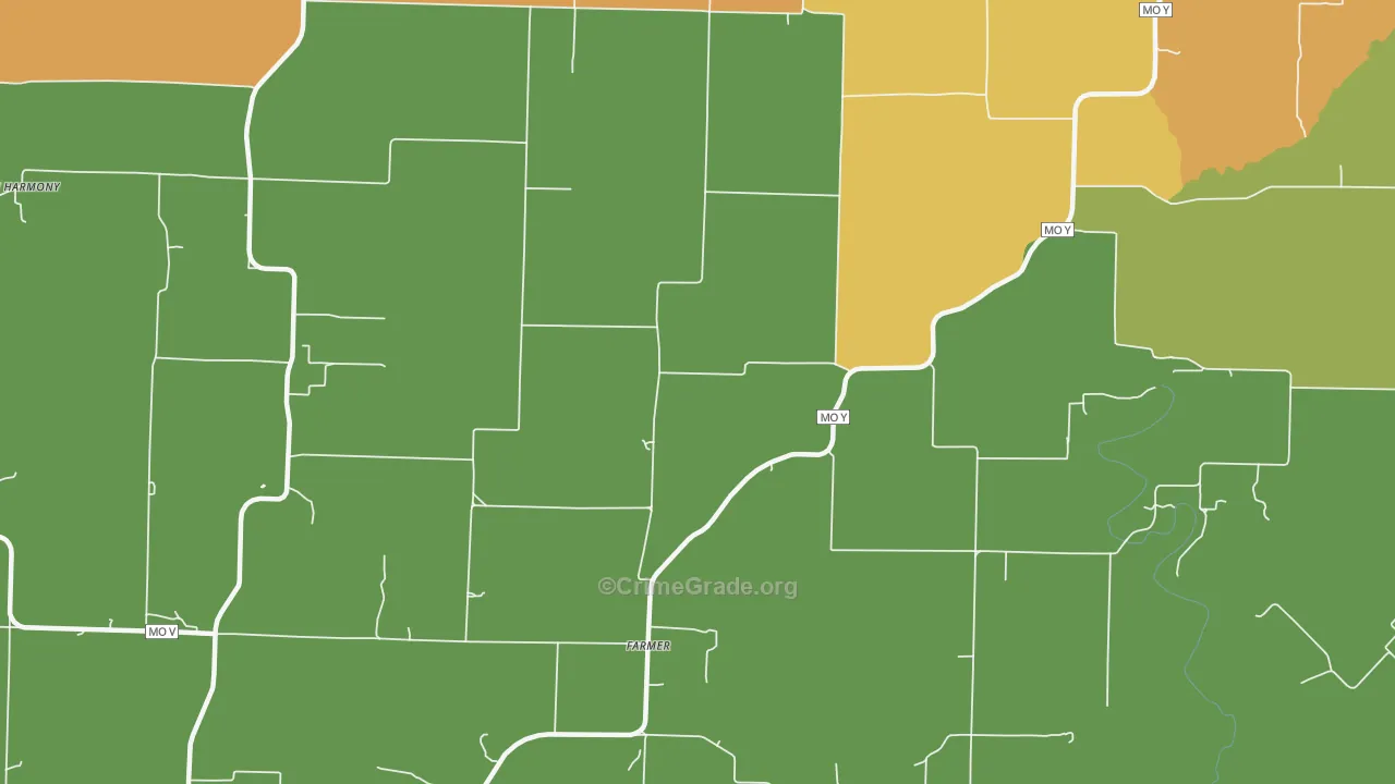 Farmer, MO Map of Assault Rates