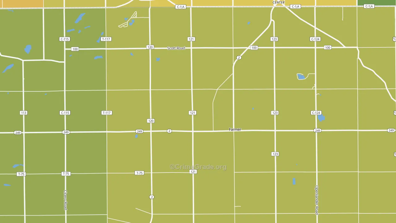 Farmer, OH Map of Assault Rates