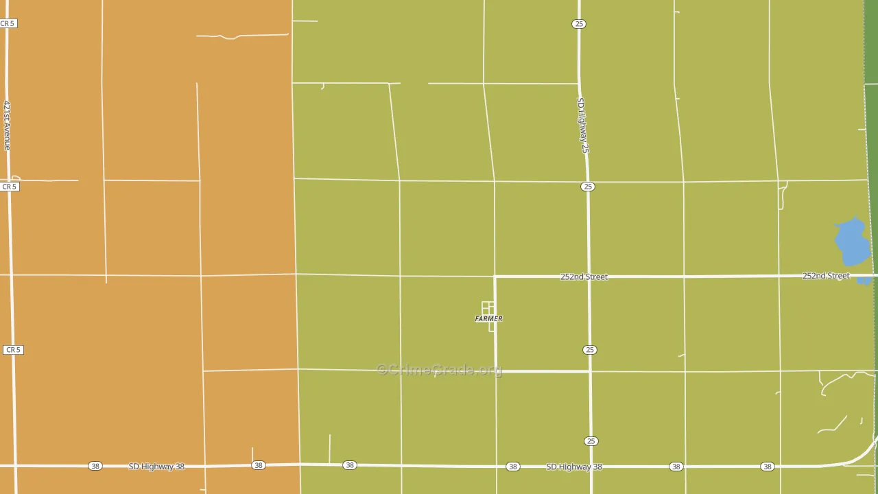 Farmer, SD Map of Assault Rates