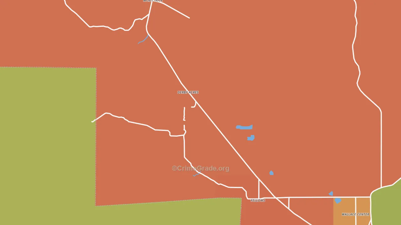 Fellows, CA Map of Assault Rates