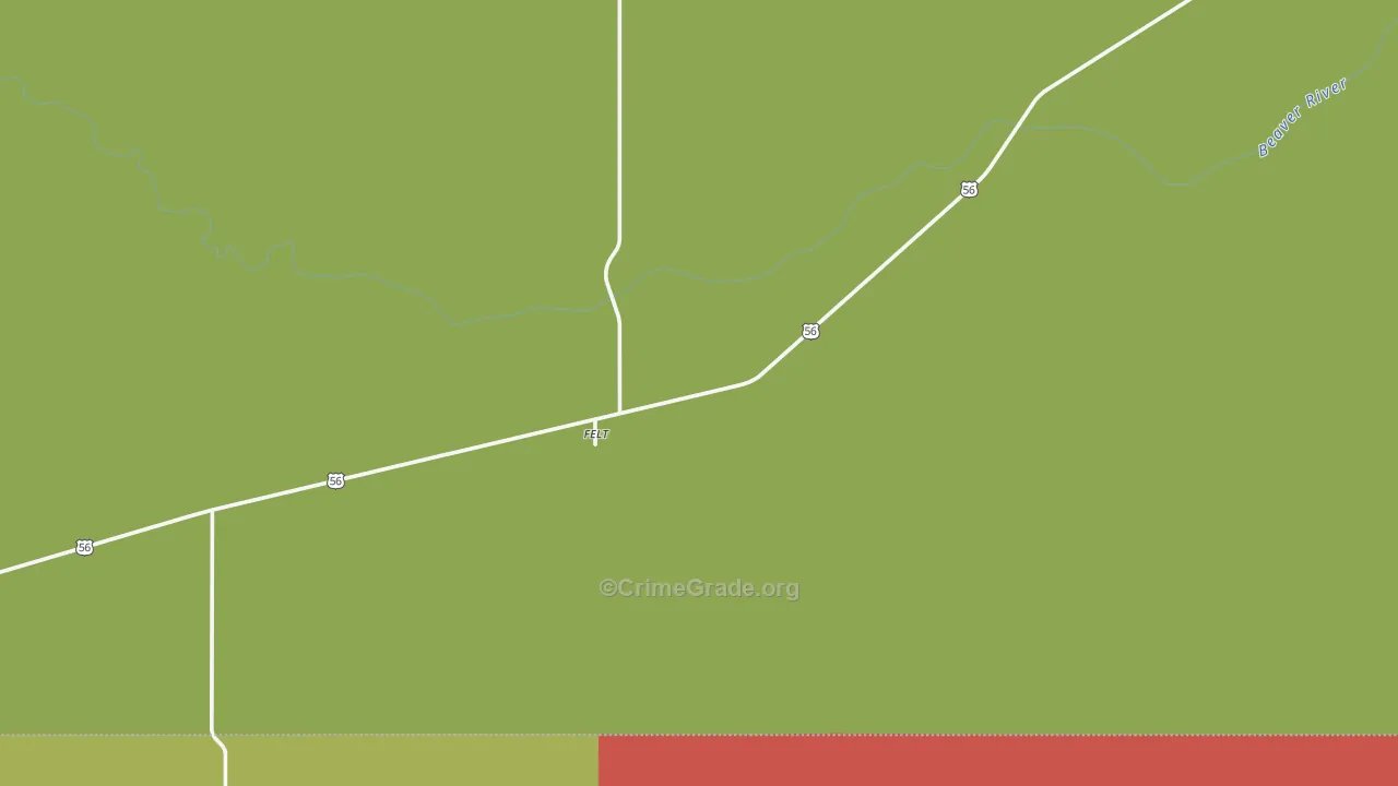 Felt, OK Map of Assault Rates