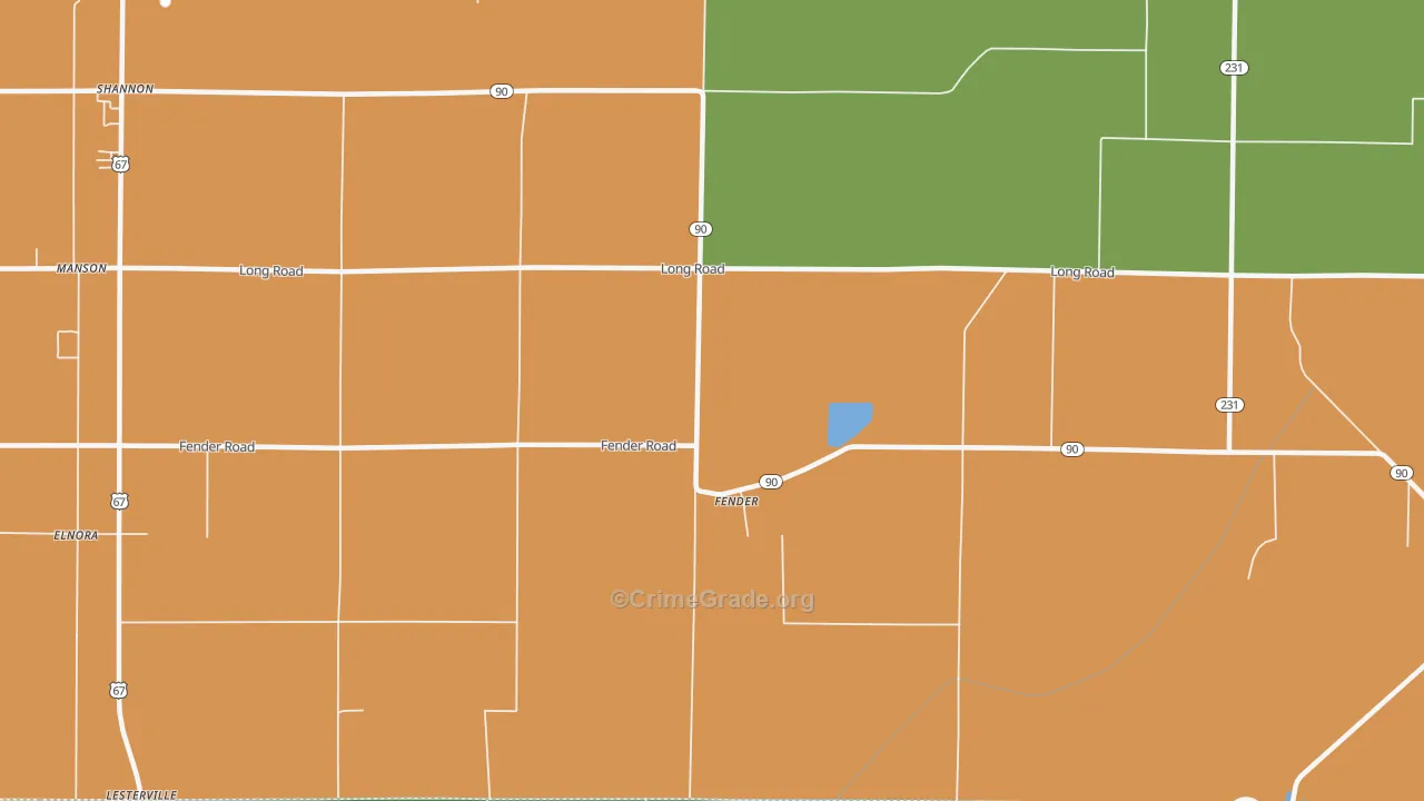 Fender, AR Map of Assault Rates