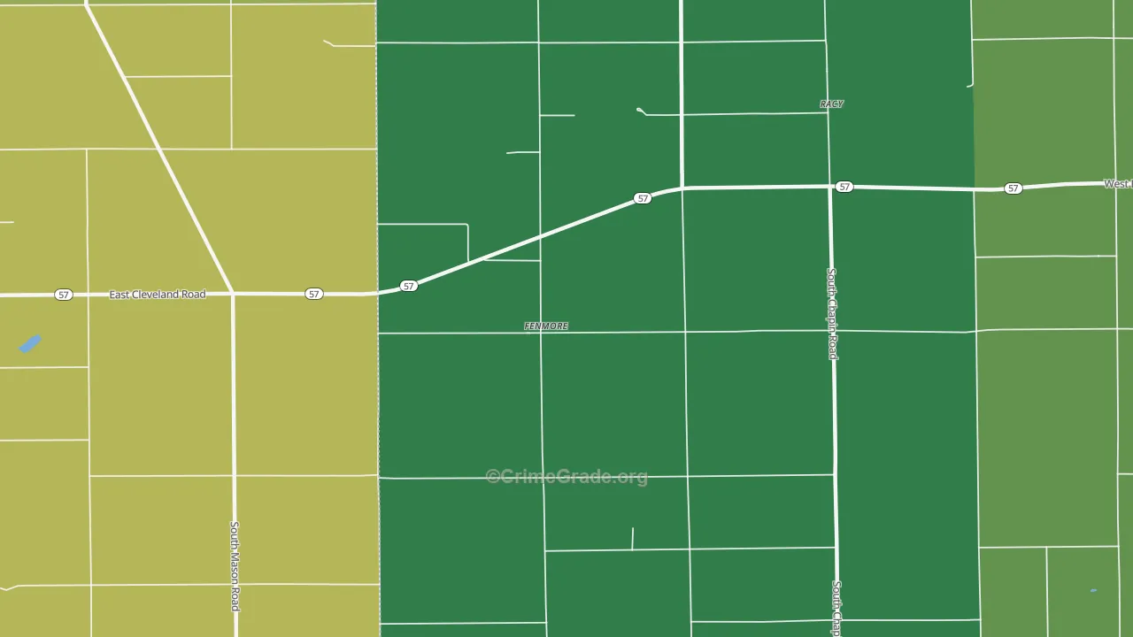 Fenmore, MI Map of Assault Rates