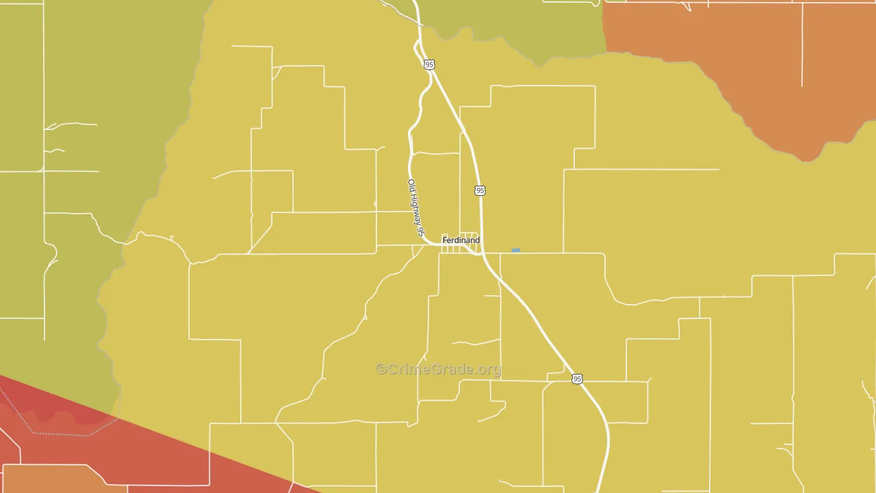 Ferdinand, ID Map of Assault Rates