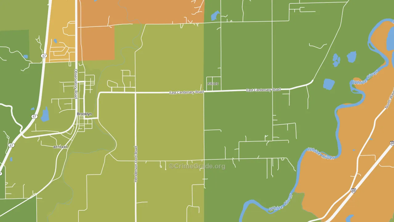 Fields, IN Map of Assault Rates