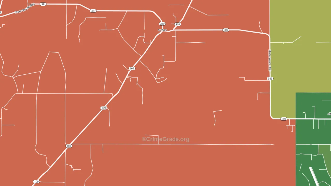 Fields, LA Map of Assault Rates