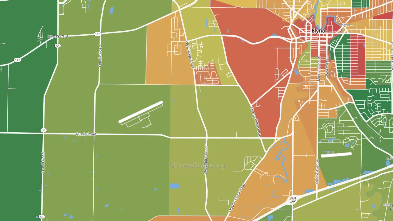 Fields, OH Map of Assault Rates