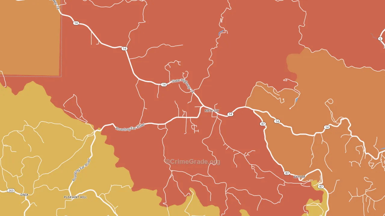 Fifty-Six, AR Map of Assault Rates