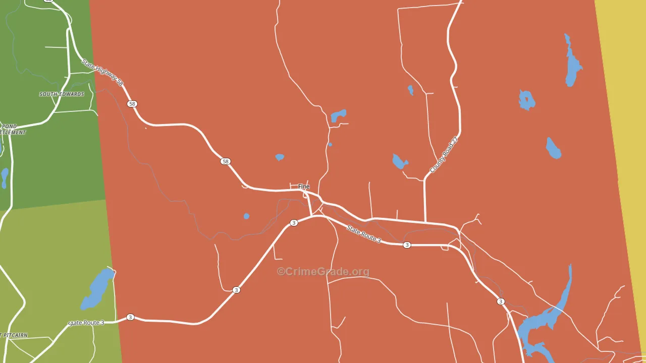 Fine, NY Map of Assault Rates