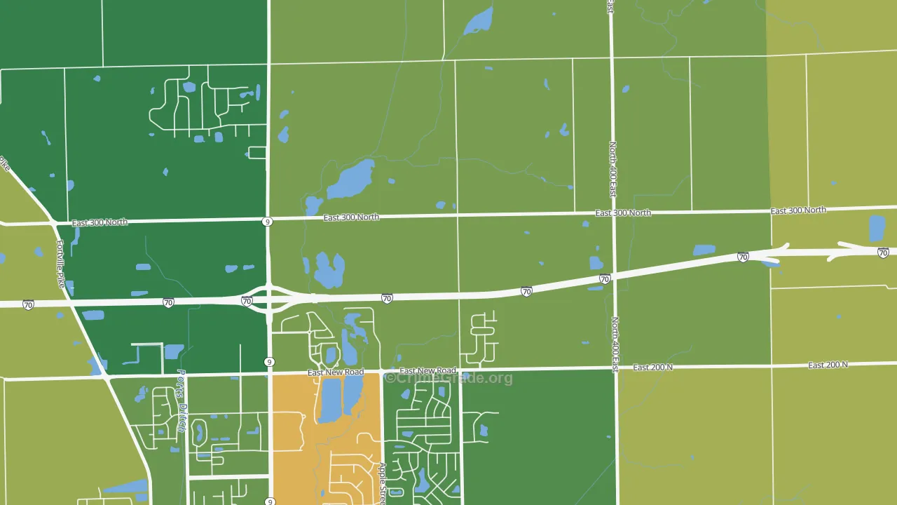 Finly, IN Map of Assault Rates