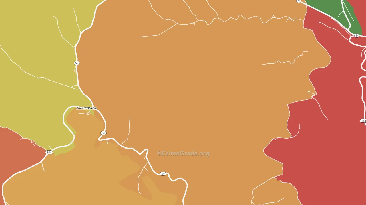 Firebrick, KY Map of Assault Rates