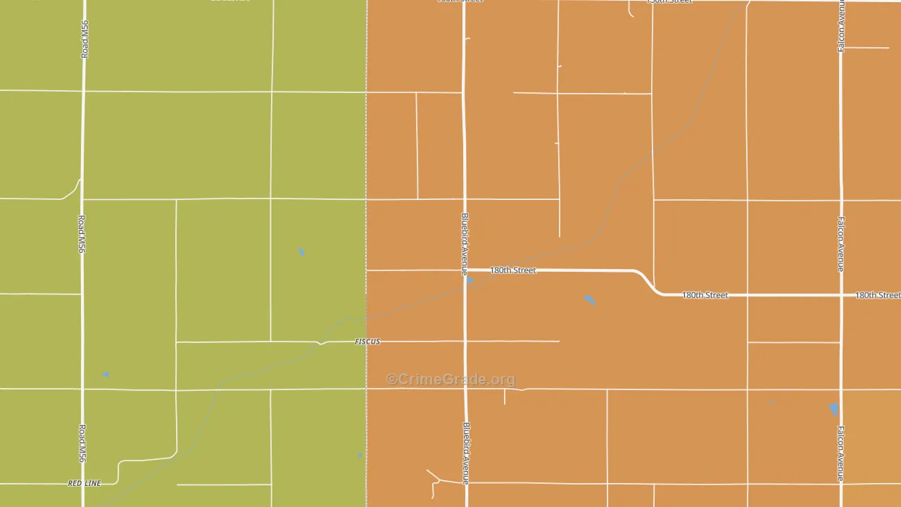 Fiscus, IA Map of Assault Rates