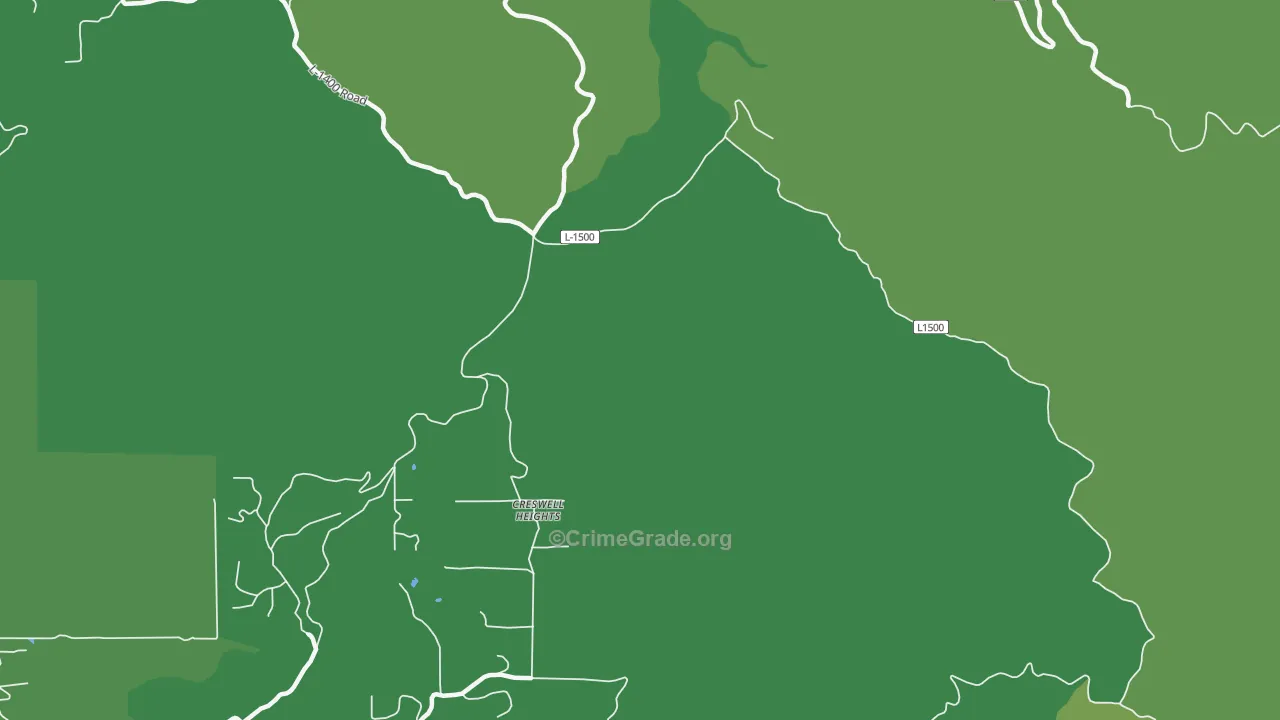 Fisher, WA Map of Assault Rates