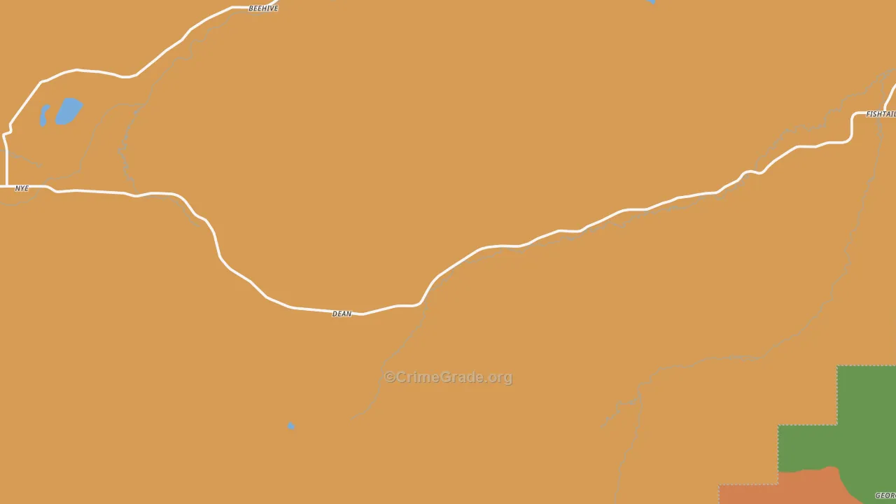 Fishtail, MT Map of Assault Rates