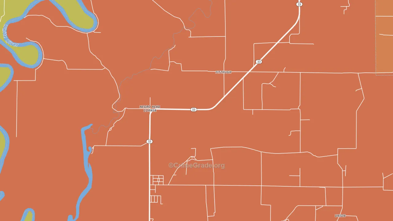 Fitzhugh, AR Map of Assault Rates