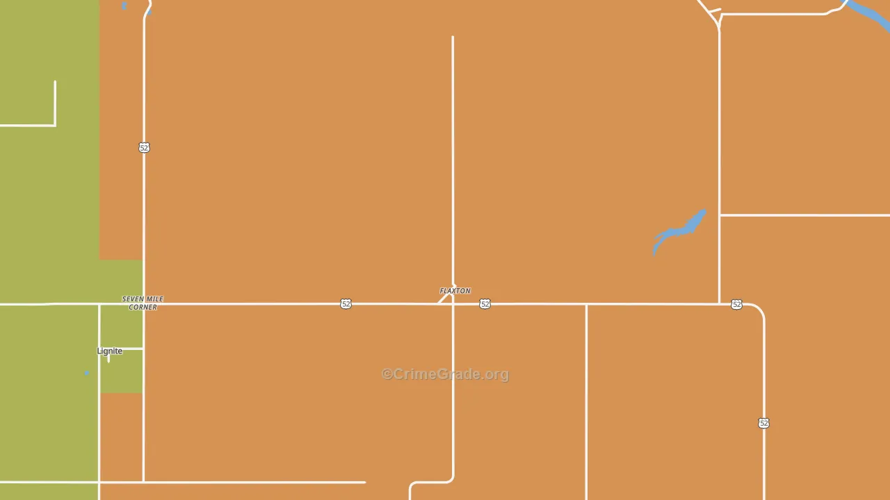 Flaxton, ND Map of Assault Rates