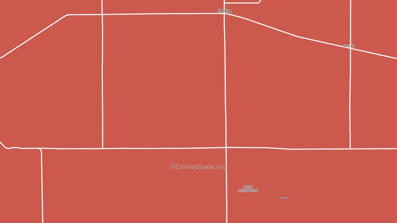 Fleming, CO Map of Assault Rates