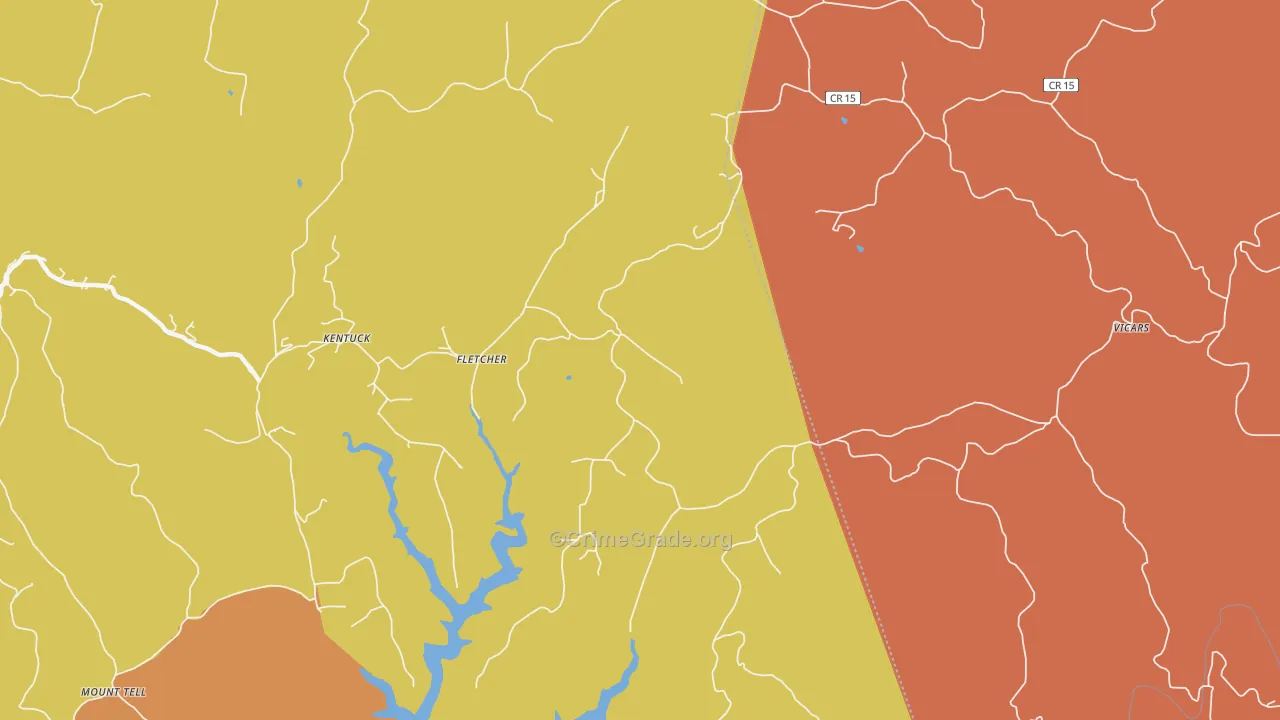 Fletcher, WV Map of Assault Rates