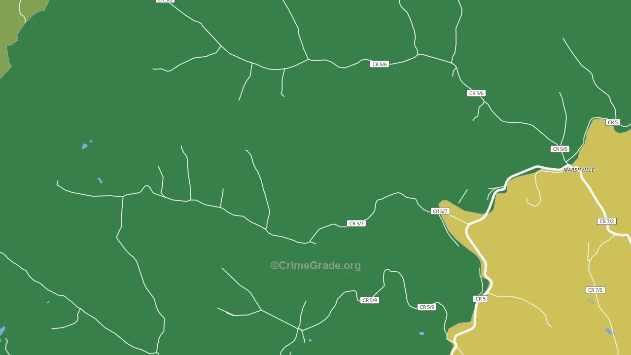 Flinderation, WV Map of Assault Rates