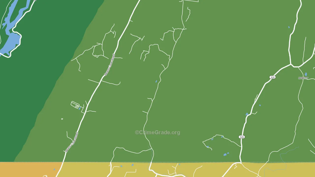 Flintstone, PA Map of Assault Rates