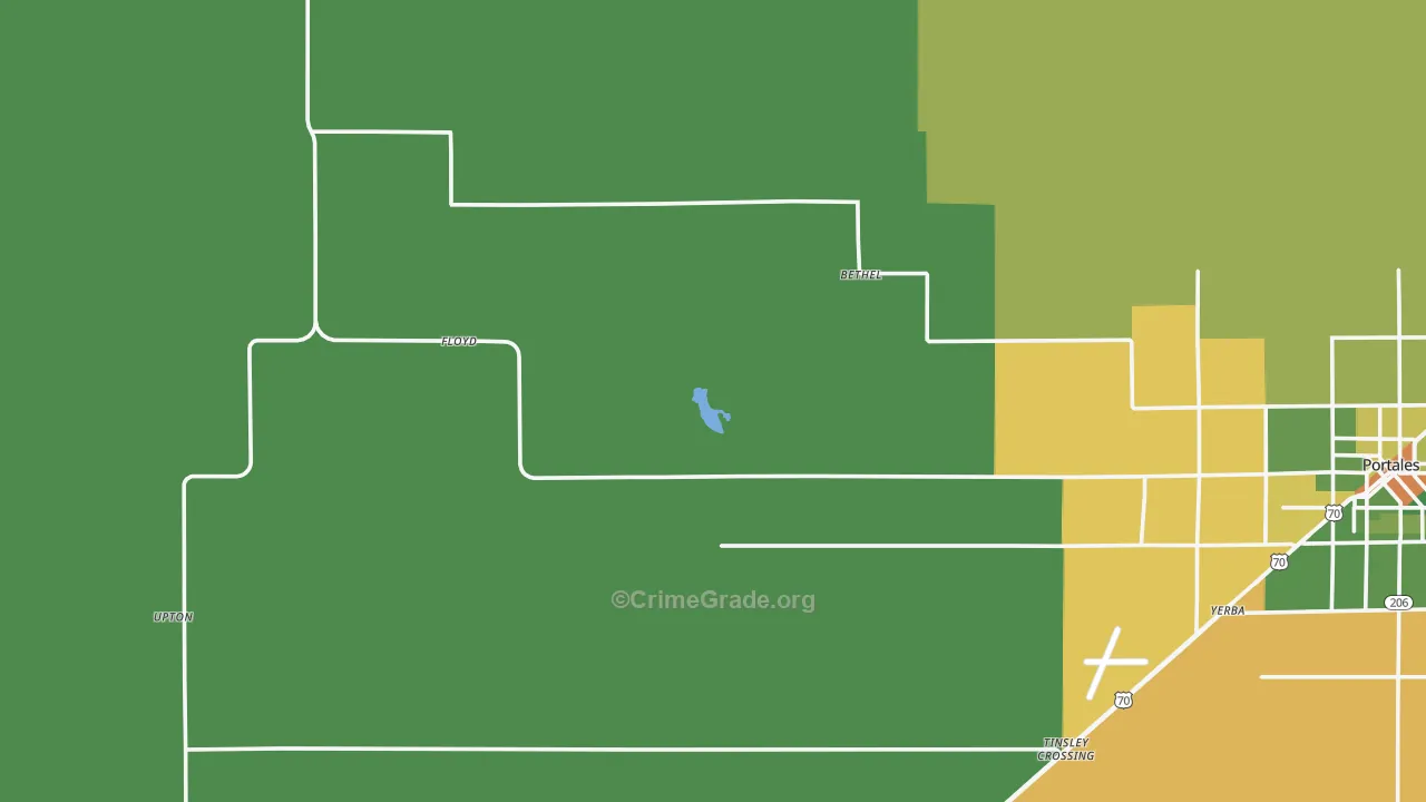 Floyd, NM Map of Assault Rates