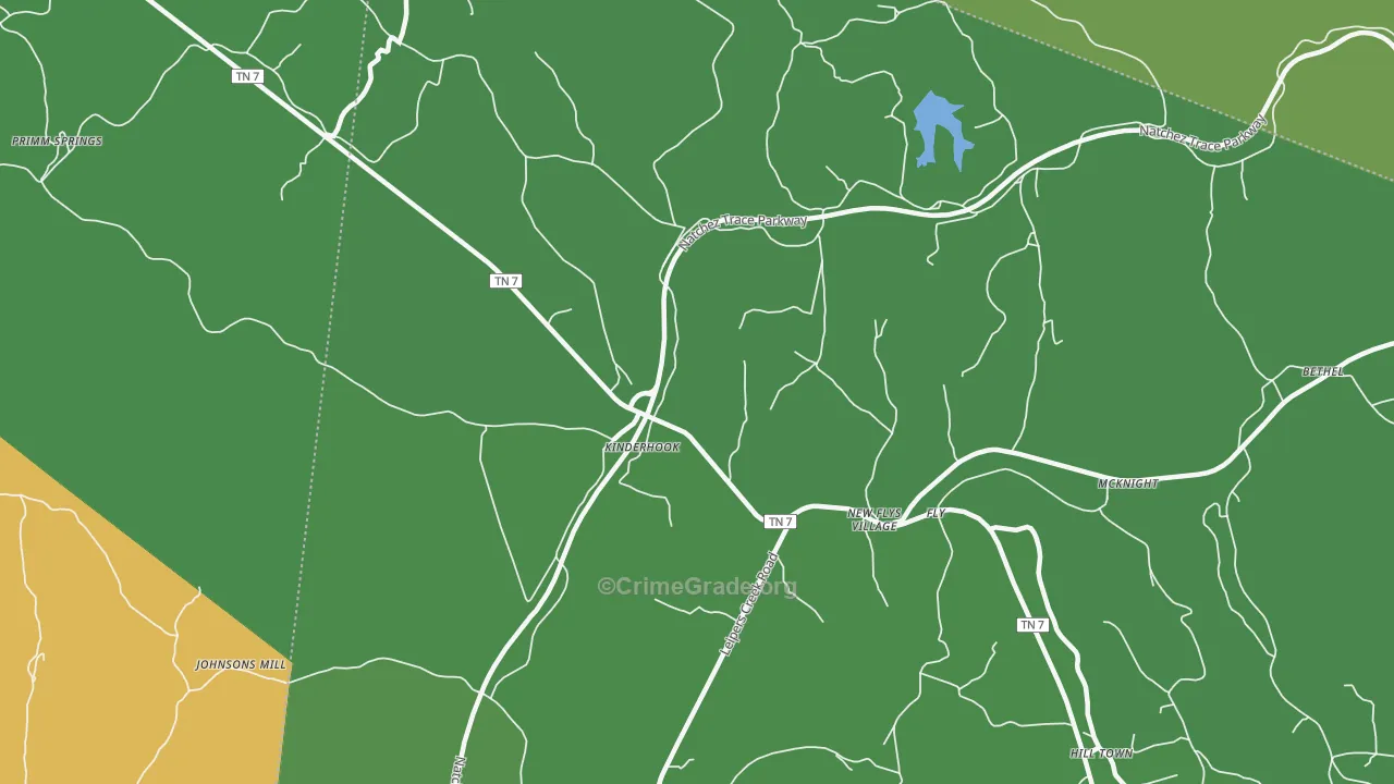 Fly, TN Map of Assault Rates