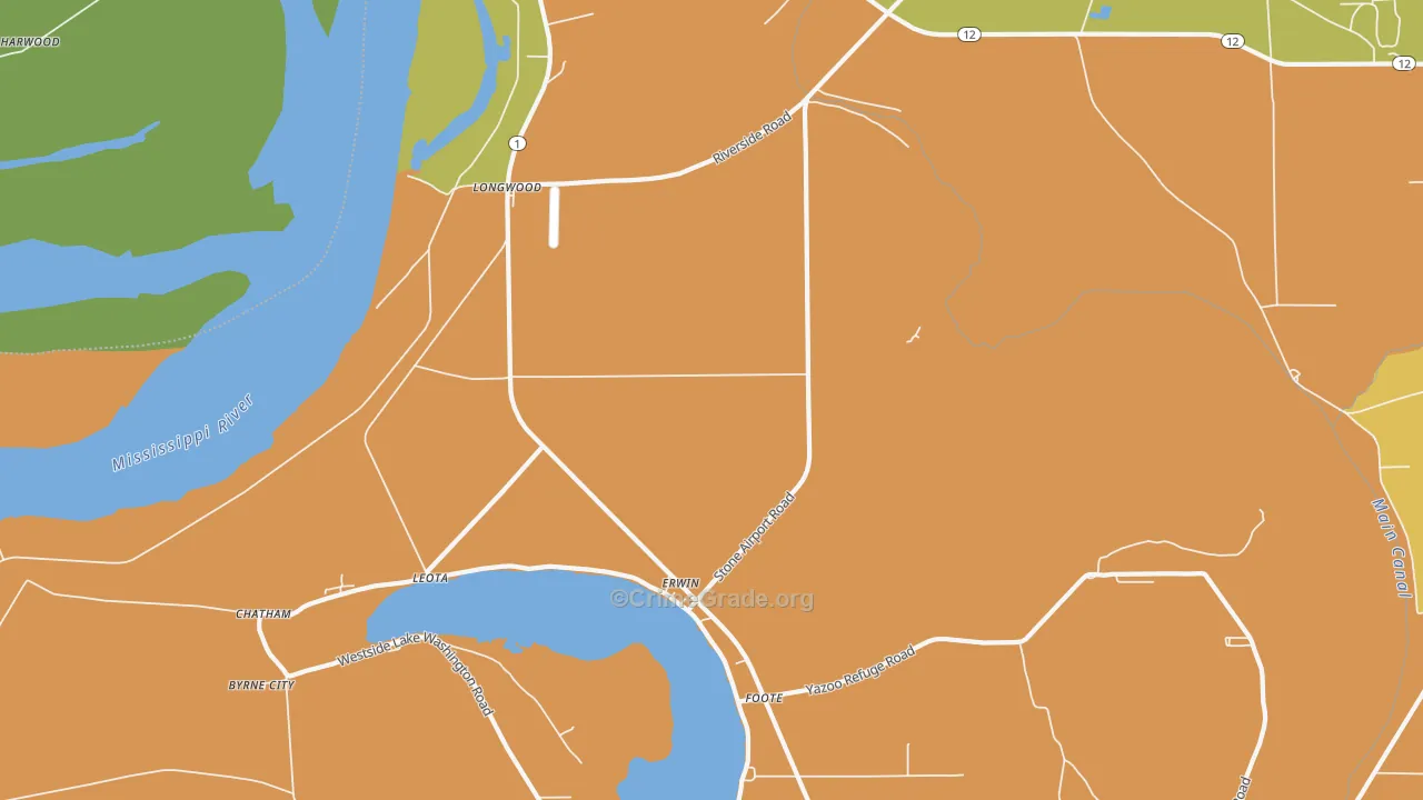 Foote, MS Map of Assault Rates