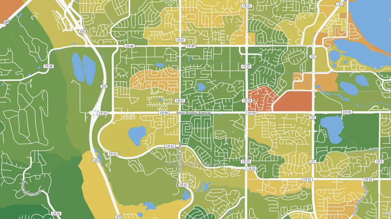 Foothill Green, Dakota Ridge, CO Map of Assault Rates
