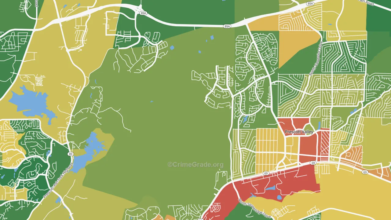 Forbing Park, AZ Map of Assault Rates