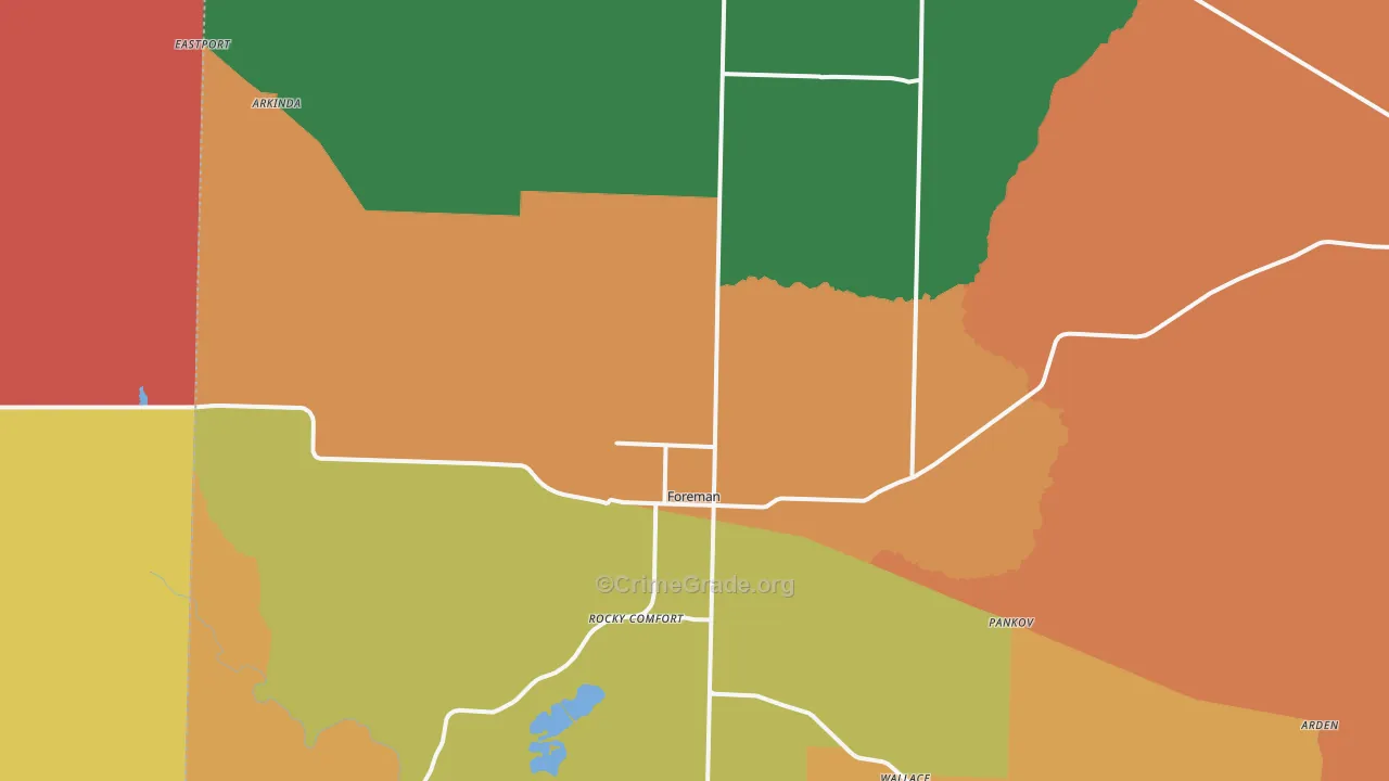 Foreman, AR Map of Assault Rates