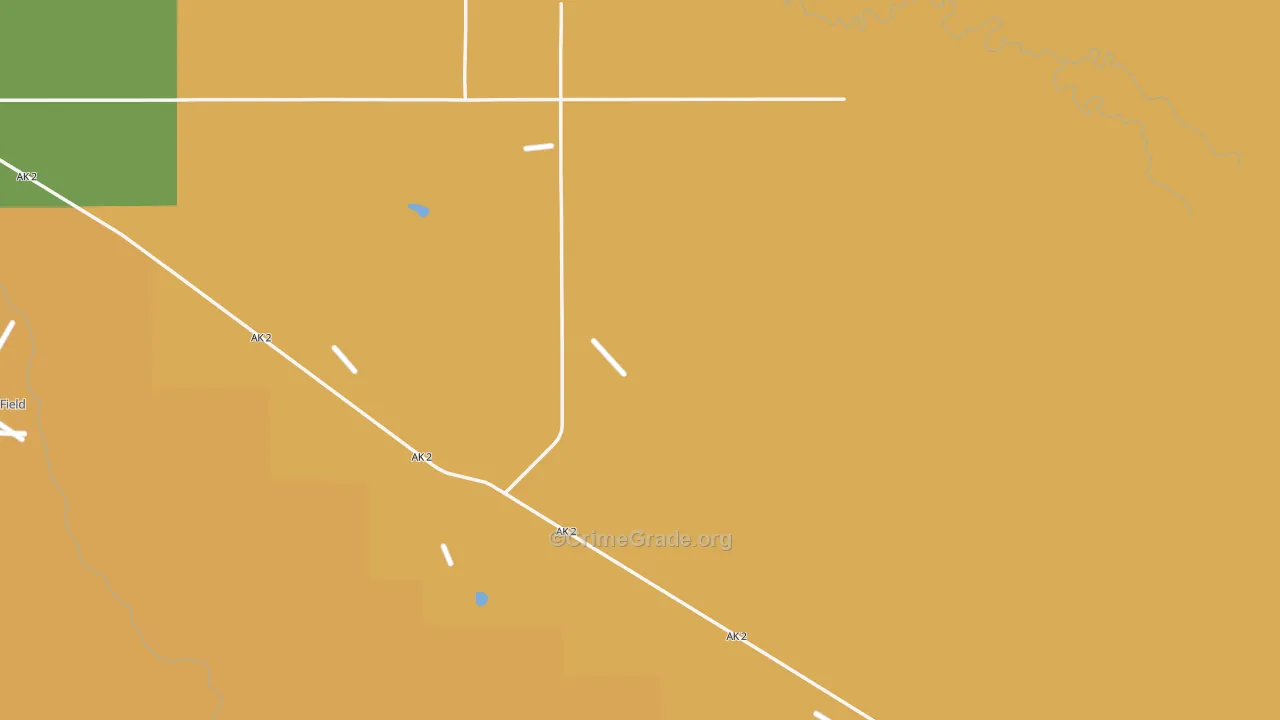 Fort Greely, AK Map of Assault Rates