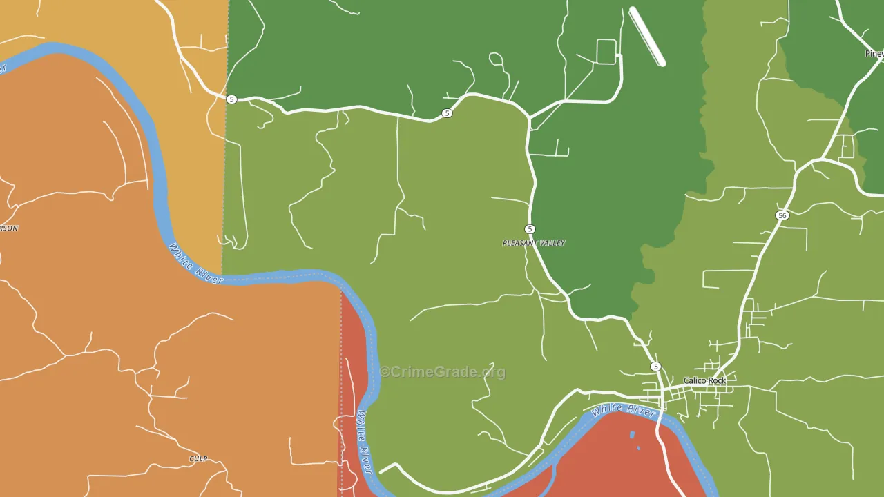 Forty Four, AR Map of Assault Rates