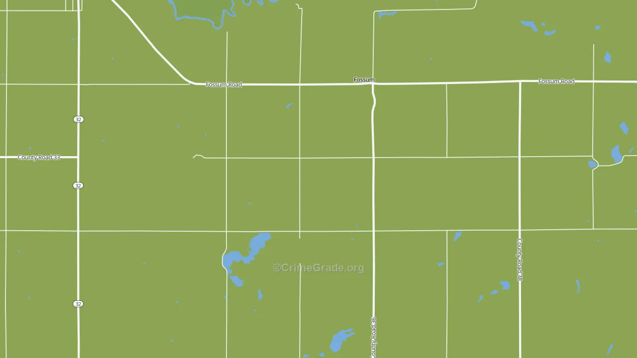 Fossum, MN Map of Assault Rates