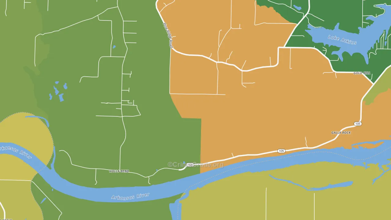 Fowler, AR Map of Assault Rates