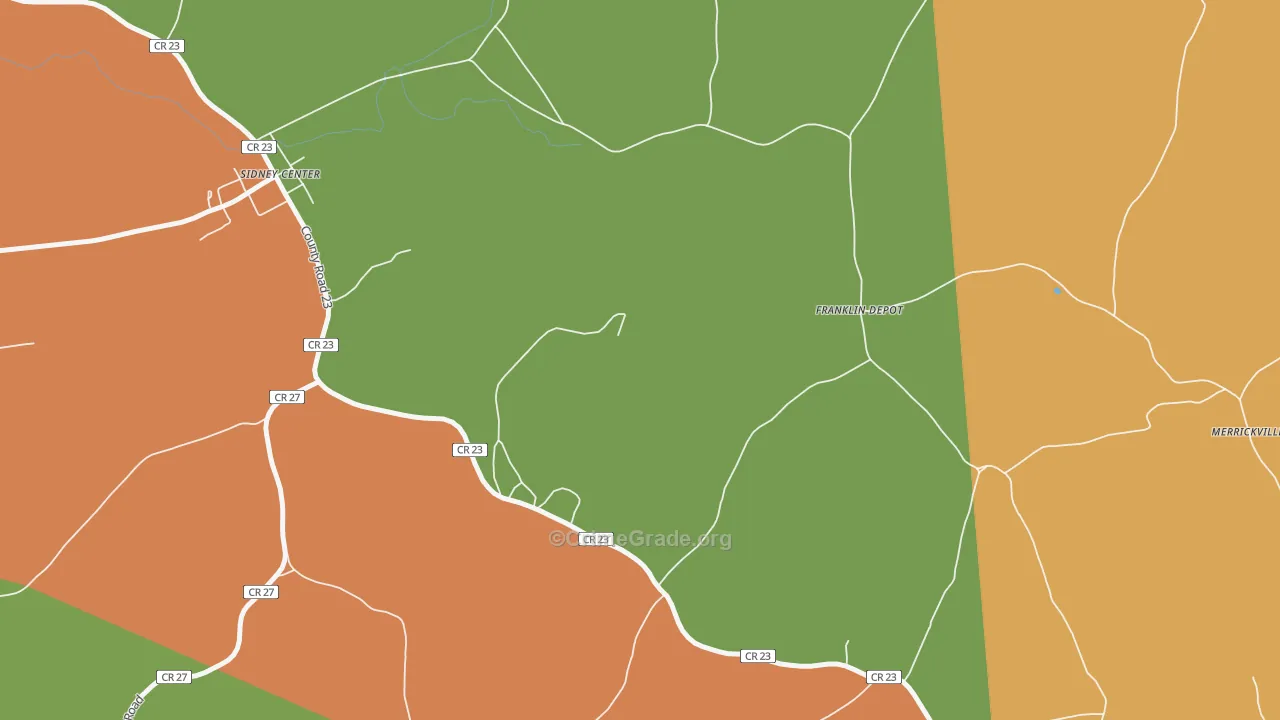 Franklin Depot, NY Map of Assault Rates