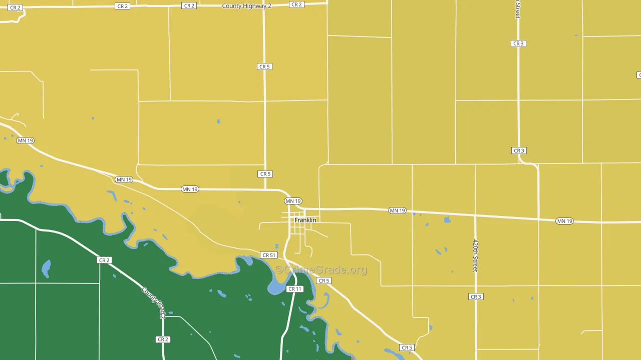 Franklin, MN Map of Assault Rates