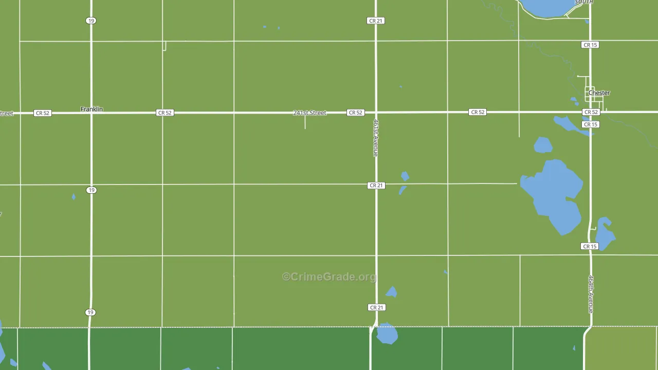 Franklin, SD Map of Assault Rates