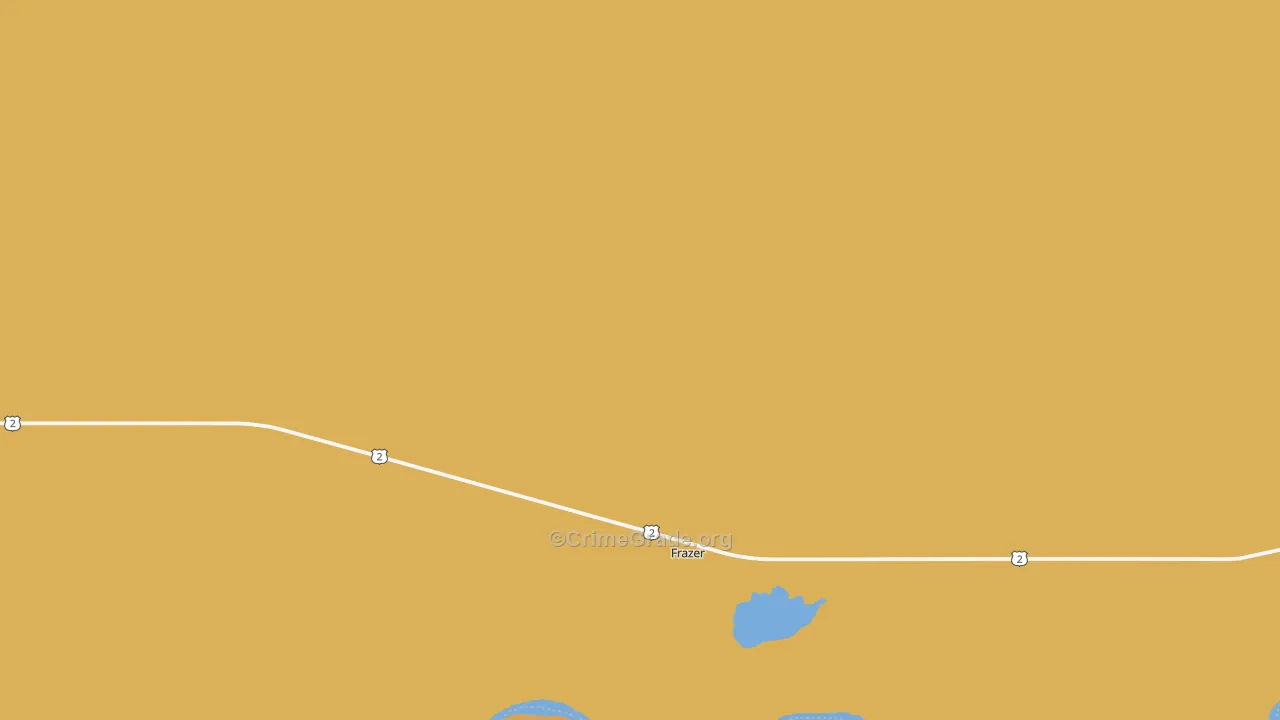 Frazer, MT Map of Assault Rates
