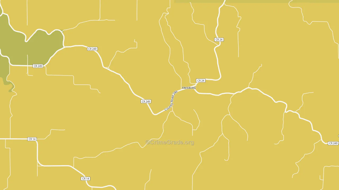 Freeburg, MN Map of Assault Rates
