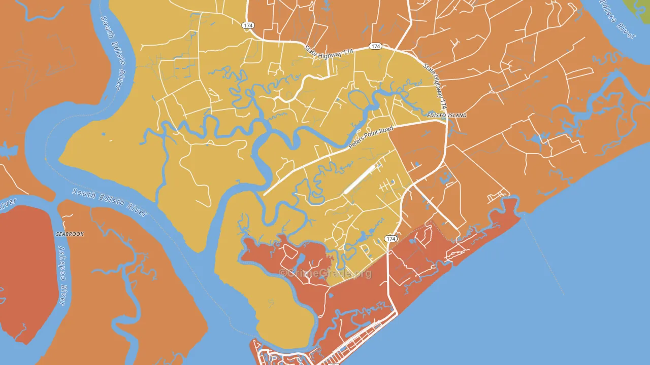 Freedman, SC Map of Assault Rates