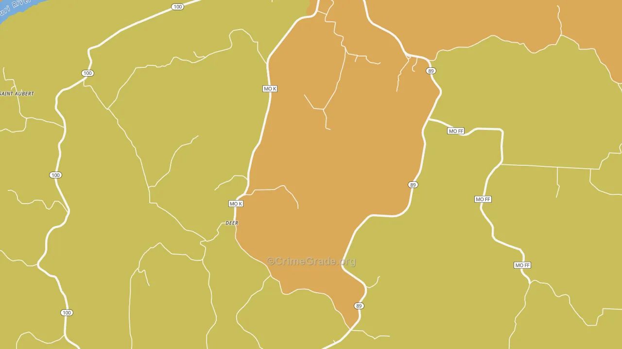 Freedom, MO Map of Assault Rates
