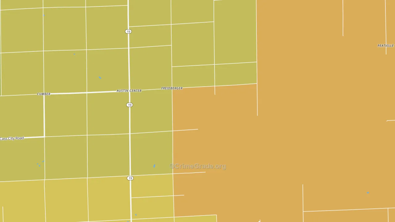 Freidberger, MI Map of Assault Rates