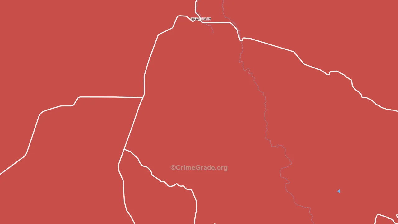 Frenchglen, OR Map of Assault Rates
