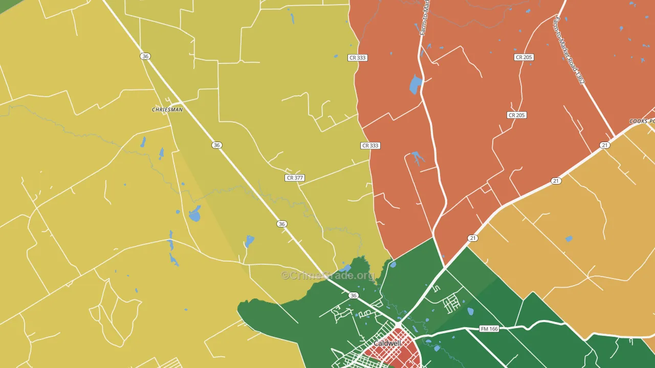 Frenstat, TX Map of Assault Rates
