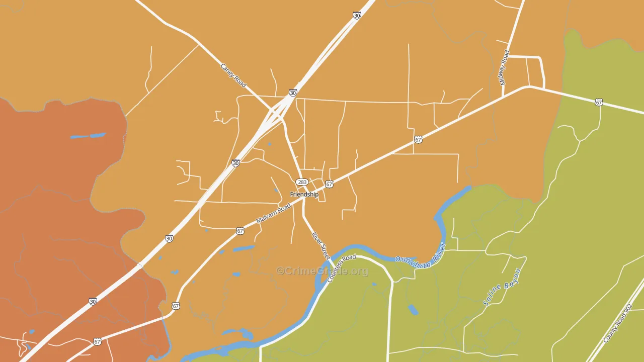 Friendship, AR Map of Assault Rates