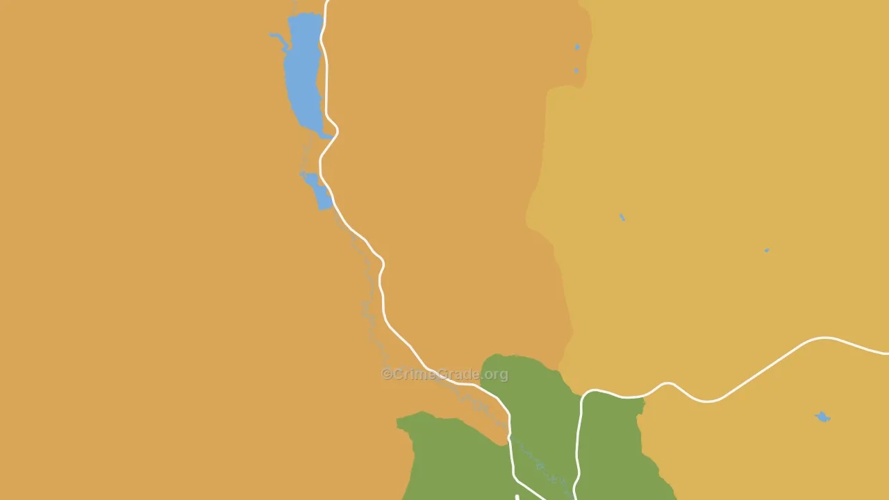 Frontier, WY Map of Assault Rates