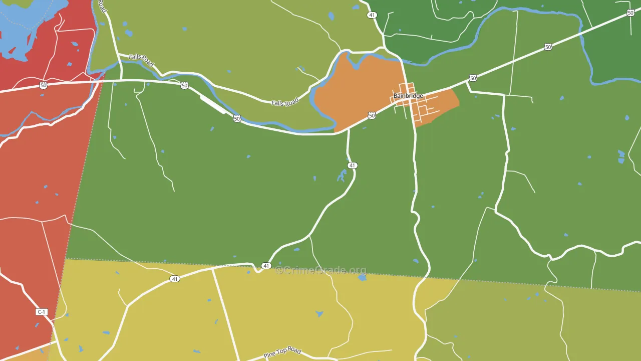 Fruitdale, OH Map of Assault Rates