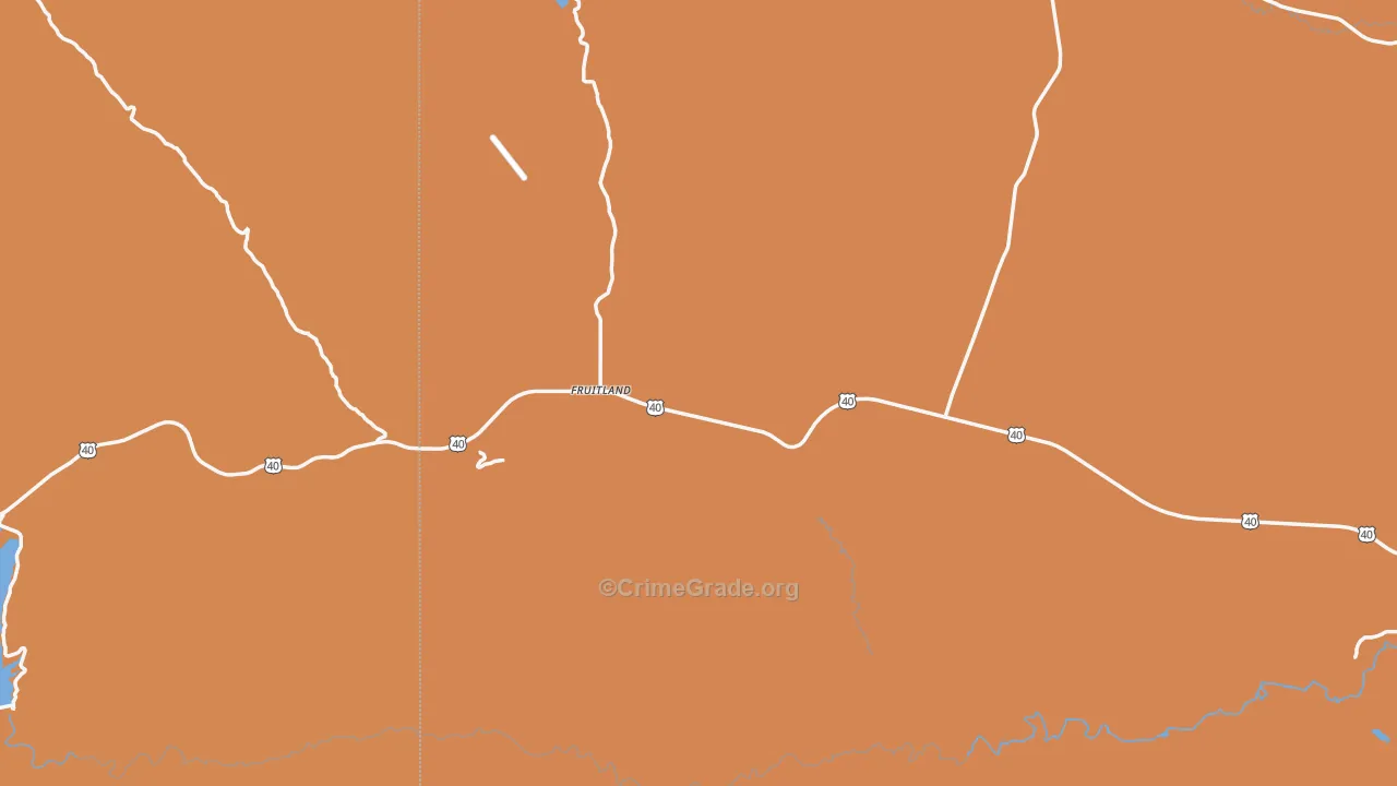 Fruitland, UT Map of Assault Rates